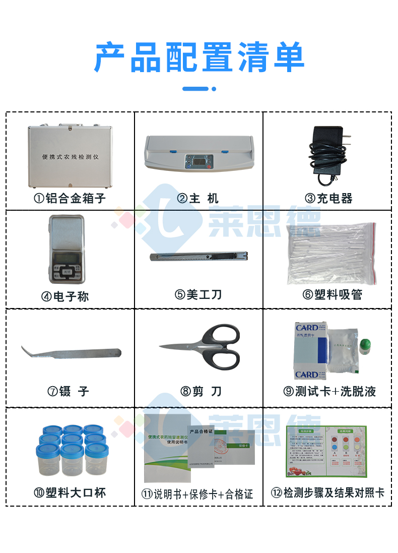卡式農藥殘留檢測儀
